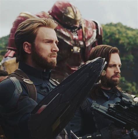 Steve Rogers and Bucky Barnes, Infinity War. | Chris evans, Bucky ...