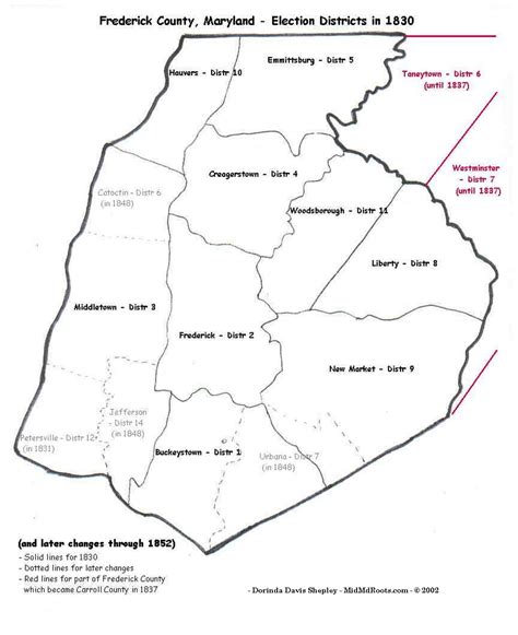 Map Of Frederick County Md - Map Of New Hampshire