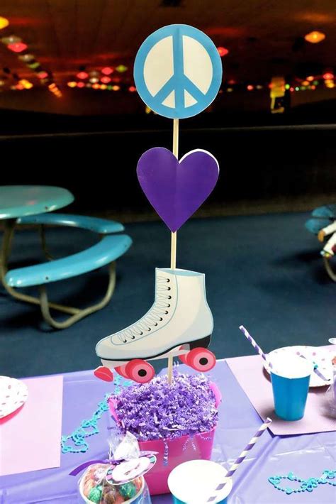 Roller Skating Birthday Party Ideas | Photo 1 of 61 | Catch My Party | Roller skate birthday ...