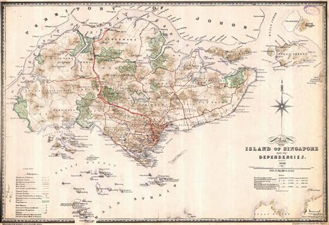 Map of Singapore from 1898 [2048x1400] | Singapore map, Map, Maps aesthetic