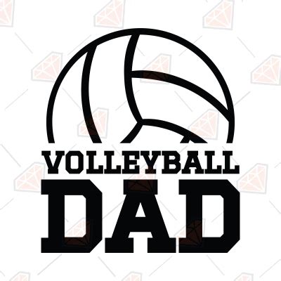 Volleyball Dad SVG, Sport SVG Instant Download | PremiumSVG