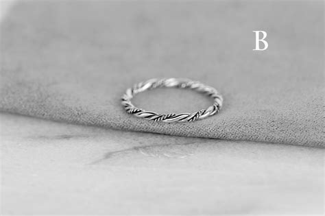 925 Sterling Silver Minimalist Rings - Etsy