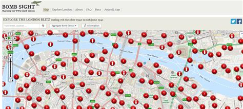 The Bombing of London in WWII: Check Out this Interactive Map of The ...