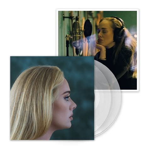 Adele 30 Exclusive Crystal Clear Vinyl Colored 2xLP Record With Print ...