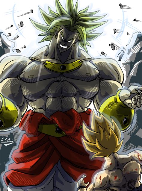 Broly Vs Goku by ACPuig on DeviantArt