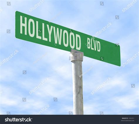 Hollywood Boulevard Sign Stock Photo (Edit Now) 1352311