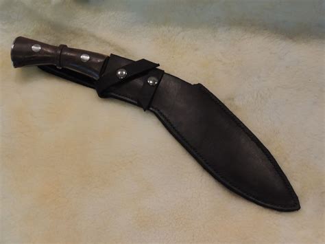 Custom kukri sheath by Celtic Realms Leather. Leather Handmade, Celtic ...