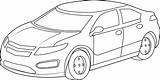 Simple Car Coloring Pages At GetColoringscom  Free Printable sketch template