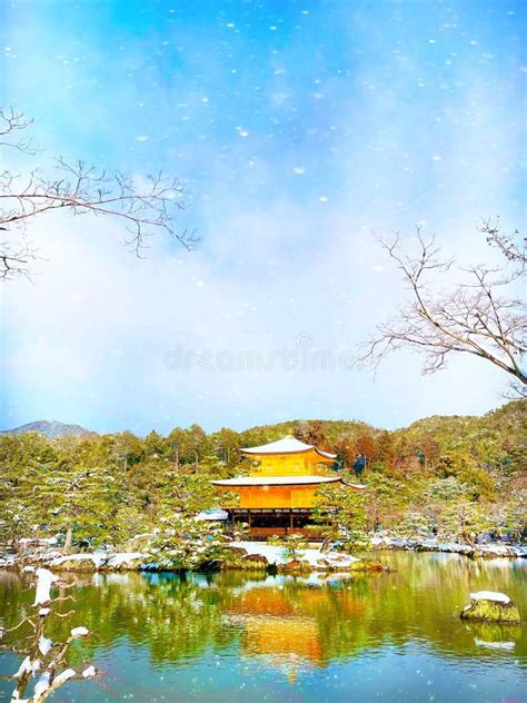 Winter Wonderland at Ginkakuji Temple Stock Image - Image of painting, contrast: 269646513