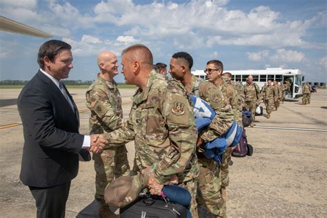 PHOTO RELEASE Governor Ron DeSantis Oversees Deployment of the 125th Fighter Wing of Florida Air ...