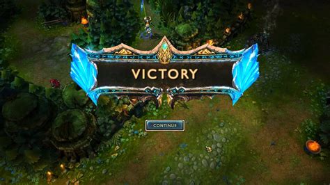 League Of Legends Victory Screen