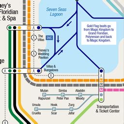 Walt Disney World Transportation Map - Transport Informations Lane