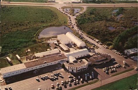 Aerial View of the Fabulous Shell Factory Fort Myers, FL Postcard