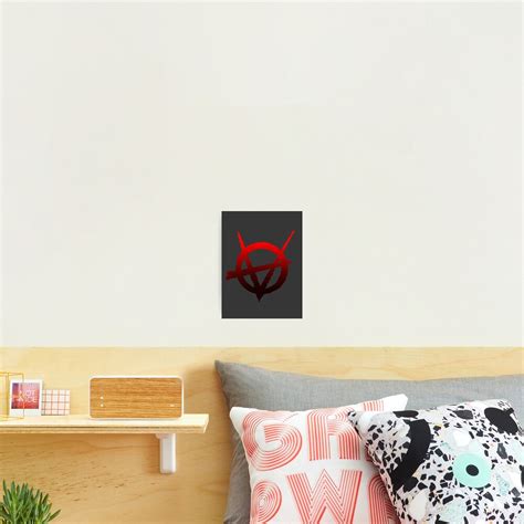 "Vampire: The Masquerade Clan Brujah Gradient Red Symbol" Photographic Print by eli3-ot | Redbubble