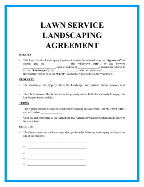 Free Printable Maintenance Forms For Lawn Care - Printable Forms Free Online