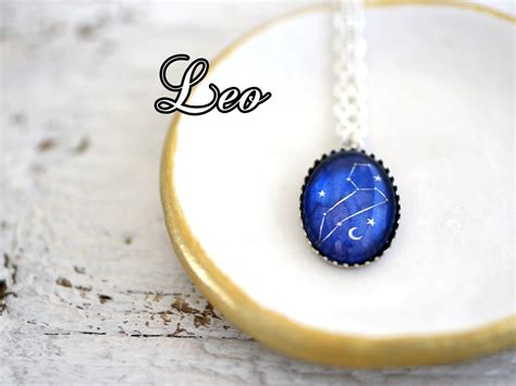 Leo Leo Necklace Leo Constellation Constellation Jewelry - Etsy