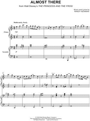 "Almost There" from 'The Princess and the Frog' Sheet Music - Download & Print