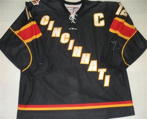 David MacDonald - Cincinnati Cyclones - 2014 ECHL Captains' Club Jersey ...