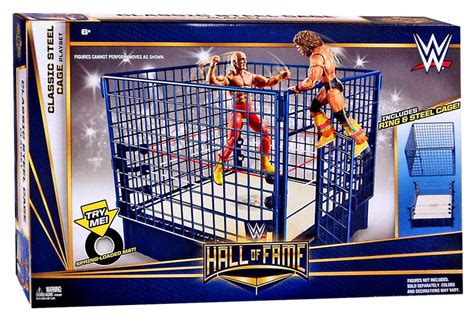 WWE Wrestling Classic Steel Cage Superstar Ring Mattel Toys - ToyWiz