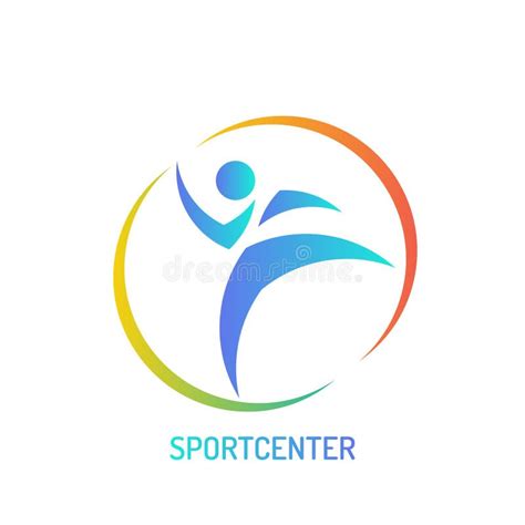 Sport Center Logo stock vector. Illustration of community - 122413725