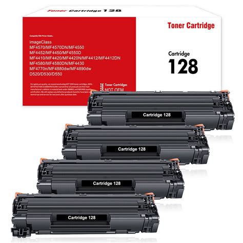 Canon 128 Toner Cartridges Replacement for Canon 128 CRG128 126 Canon ImageCLASS D530 MF4770N ...