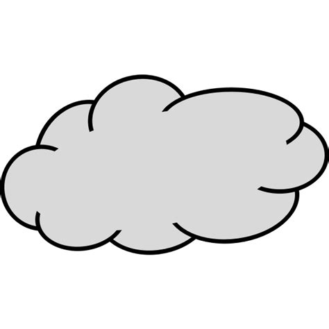 grey cloud 2 | Free SVG