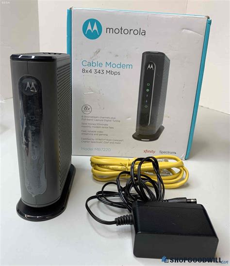 MOTOROLA CABLE MODEM - shopgoodwill.com