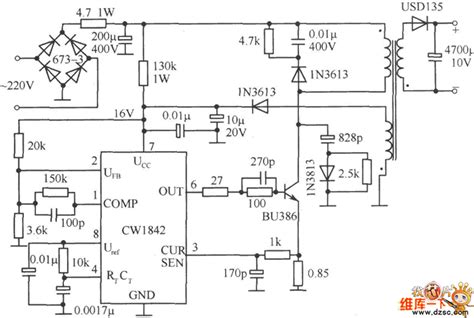 Isolated switching power supply circuit diagram - Power_Supply_Circuit ...