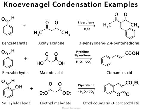 Knoevenagel Condensation: Definition, Examples and Mechanism