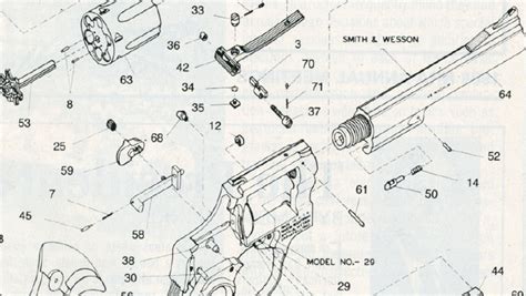 Smith & Wesson Model 29 Exploded View | An Official Journal Of The NRA