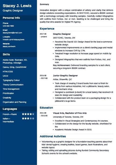 Canadian CV / Curriculum Vitae Format for a Job in Canada Resume Layout, Resume Format, Resume ...