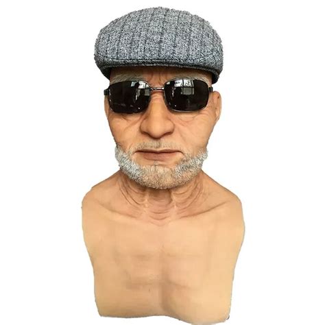 Aliexpress.com : Buy Hyper Realistic Silicone Mas Old man Halloween Masks Face mask fx masks ...