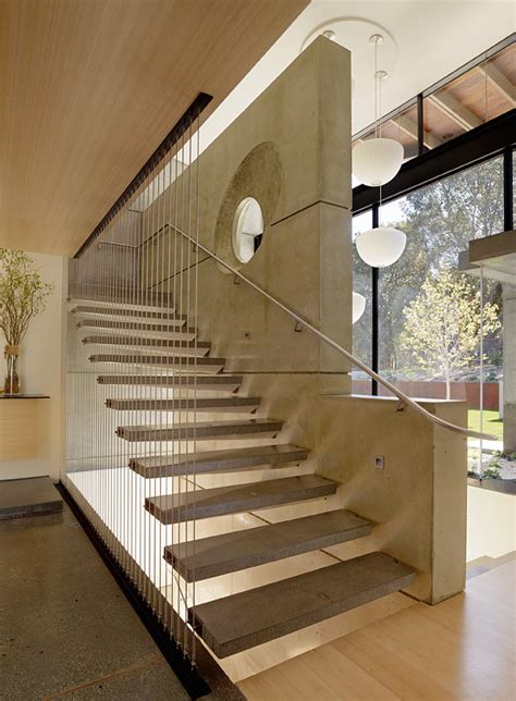 Cantilevered Concrete Stair Treads | Concrete Decor