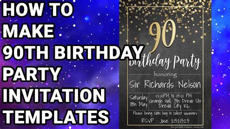 Birthday Party Invitation Template Free – Telegraph