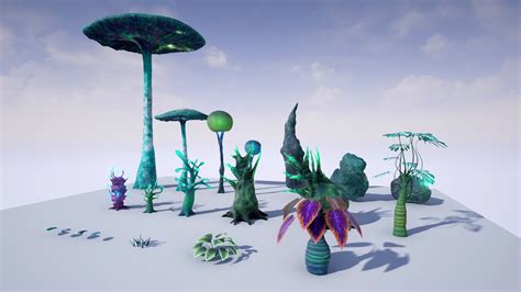 Alien Plants Vol.1 in Environments - UE Marketplace