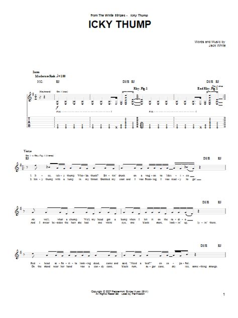 Icky Thump | Sheet Music Direct