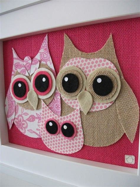 cute idea for wall art | Owl crafts, Burlap owl, Owl classroom