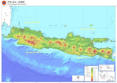 Map Of East Java Peta Jawa Timur East Java Tourism Map - Riset