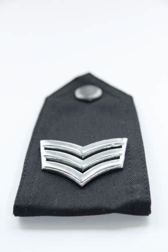 Police Sergeant Stripes Stock Photo - Download Image Now - iStock