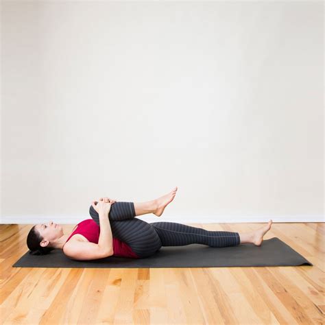 Knee to Chest | Relaxing Evening Yoga Sequence | POPSUGAR Fitness UK ...