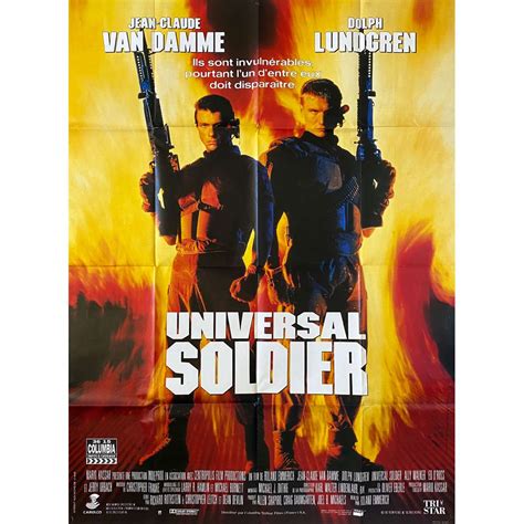 UNIVERSAL SOLDIER French Movie Poster - 47x63 in. - 1992