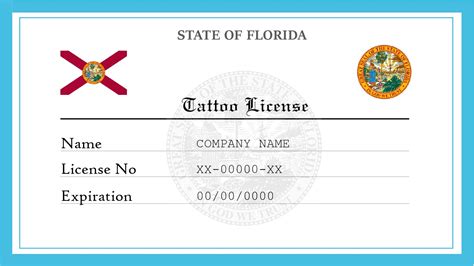 Florida Tattoo License | License Lookup