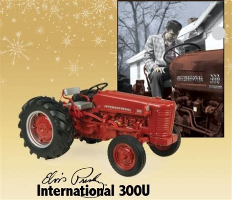 Ertle Made IH 300 Utility Tractor ELVIS PRESLEY MODEL