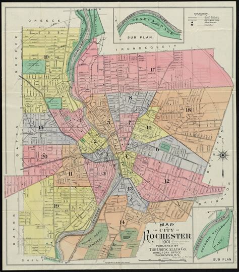 Map of the city of Rochester - Digital Commonwealth