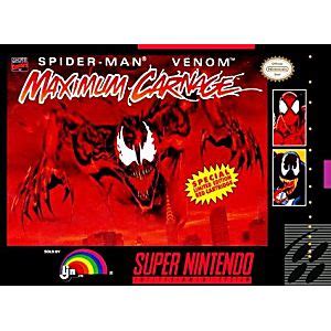 Spider-man / Venom Maximum Carnage SNES Super Nintendo