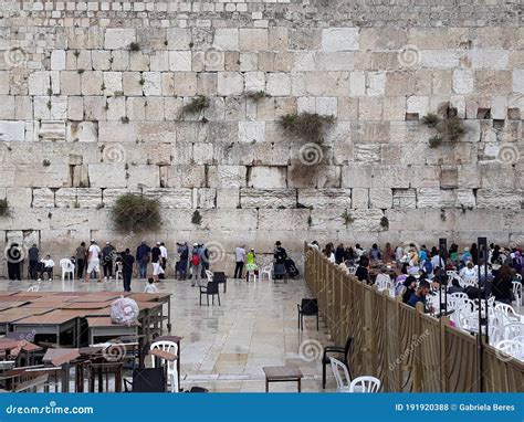 The Western Wall, Wailing Wall at Jerusalem. Editorial Stock Photo - Image of history ...