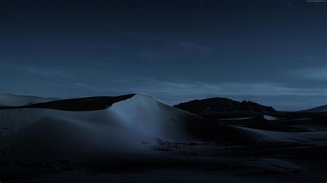 Wallpaper macOS Mojave, Night, Dunes, 4K, OS Wallpaper Download - High ...