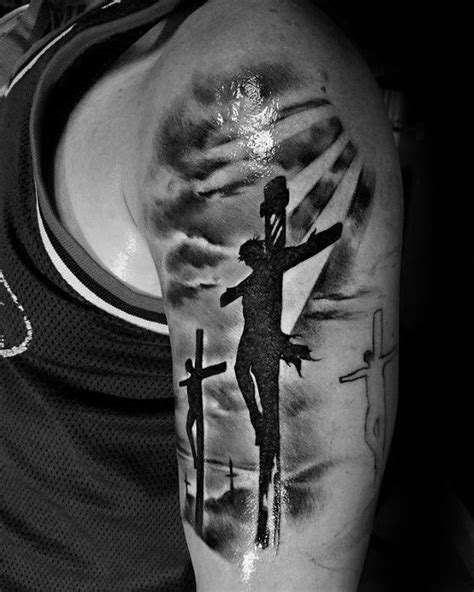 60 Jesus Arm Tattoo Designs for Men [2024 Inspiration Guide] | Jesus on ...