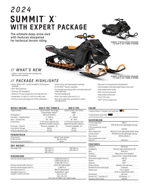 2024 Ski Doo Summit 600 Specs - Domini Justina