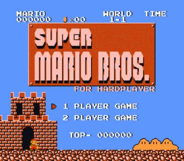 Super Mario Bros - For Hardplayers (SMB1 Hack) ROM - NES Download ...